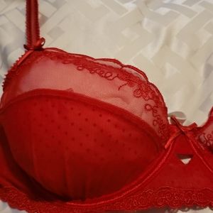 Super Sexy  Hezebel Red Bra